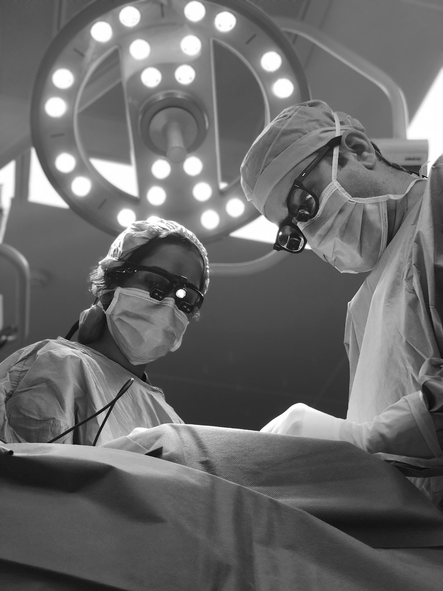Dr. Ronald Mancini in surgery